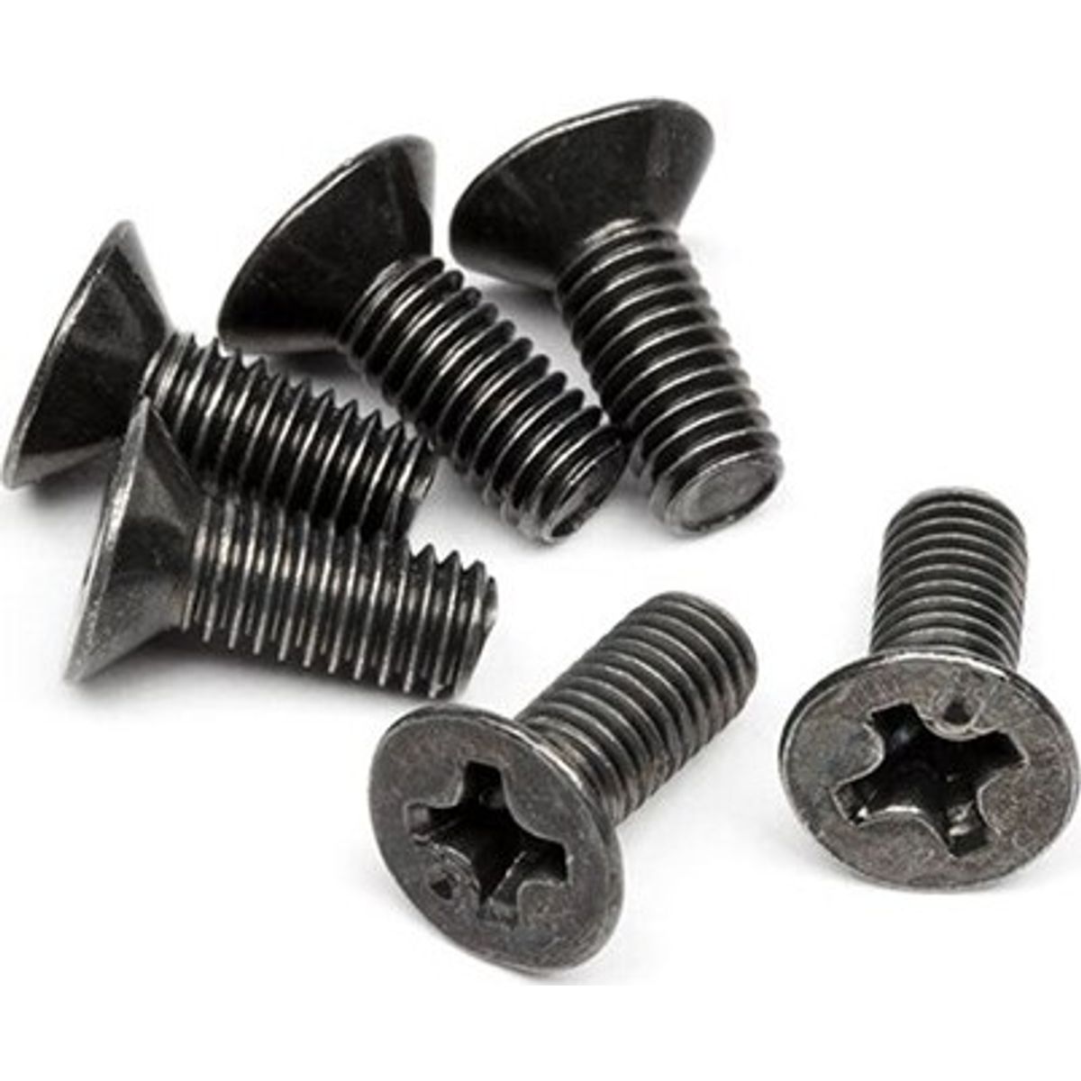 Flat Head Screw M3 X 8mm (6 Pcs) - Hpz526 - Hpi Racing