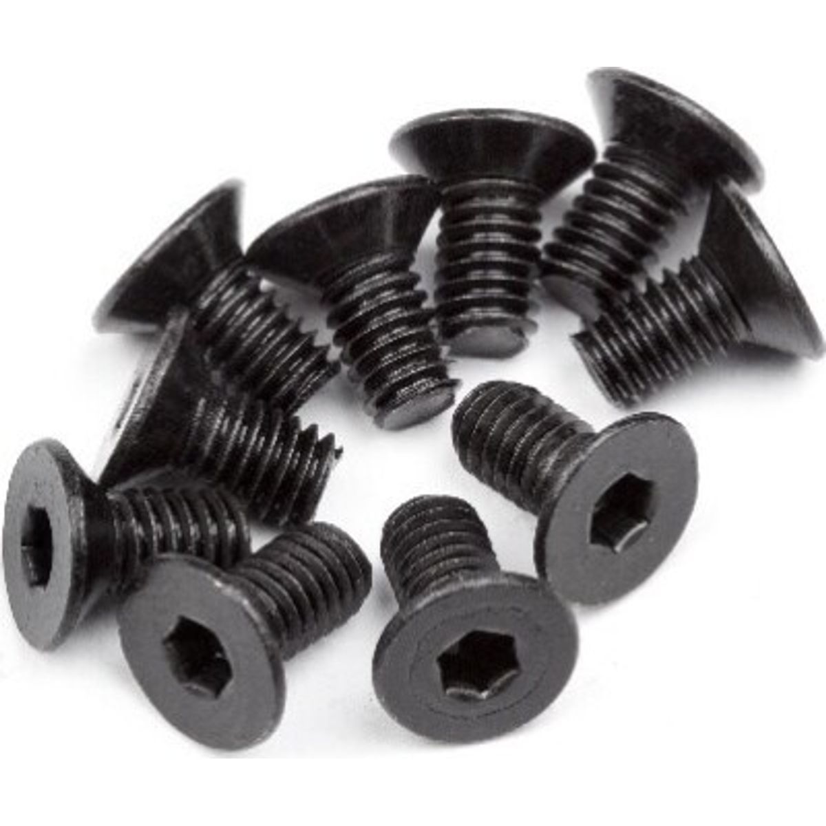 Flat Head Screw M4x8mm (12 Pcs) - Mv27049 - Maverick Rc