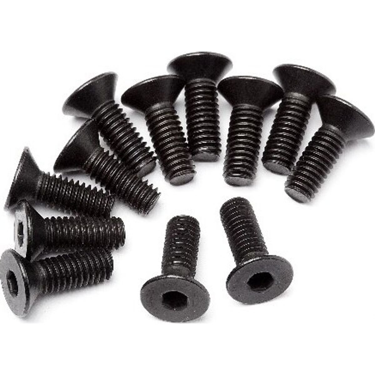 Flat Head Screw M4x12mm 12 Pcs - Mv24071 - Maverick Rc