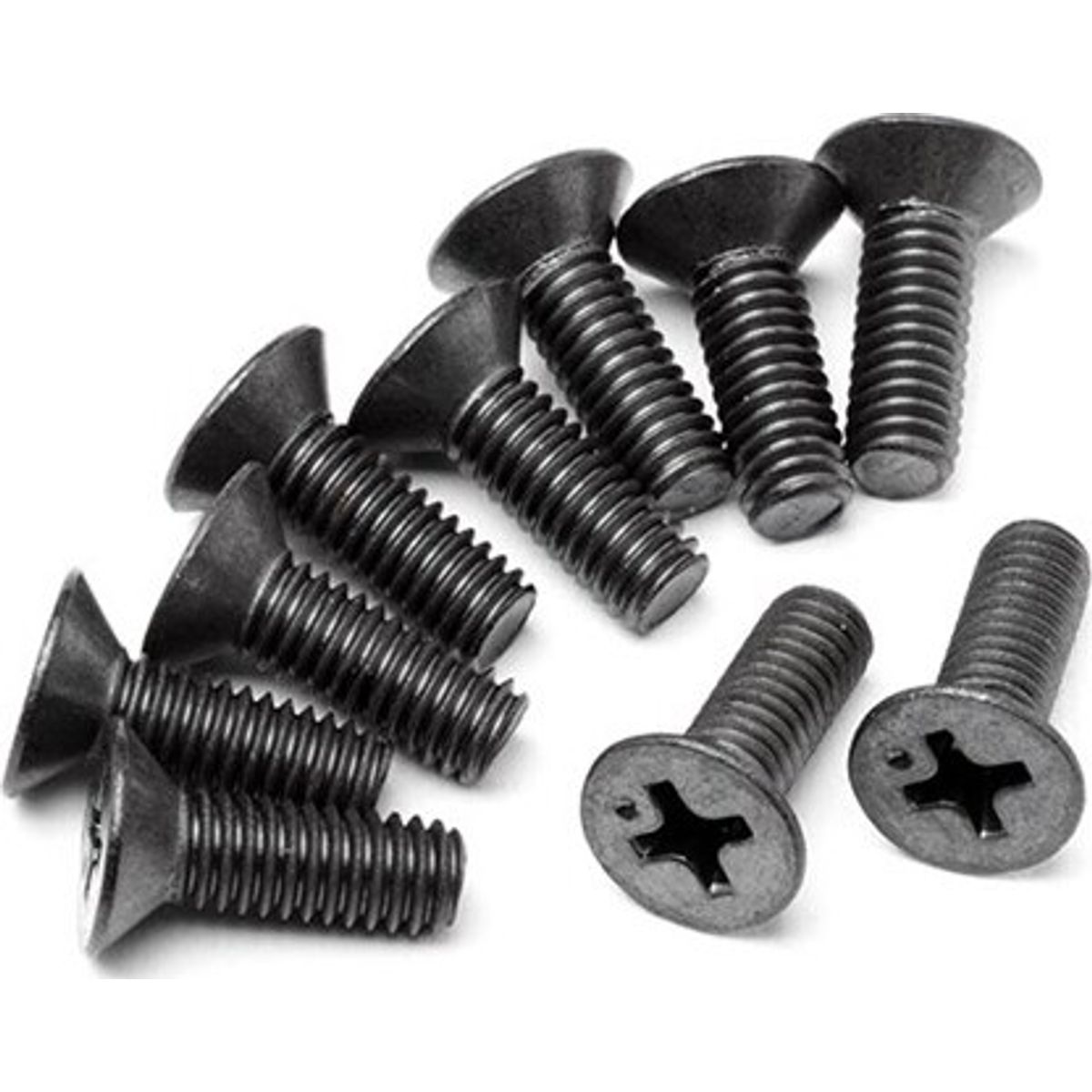 Flat Head Screw M4x12mm (6pcs) - Hpz623 - Hpi Racing