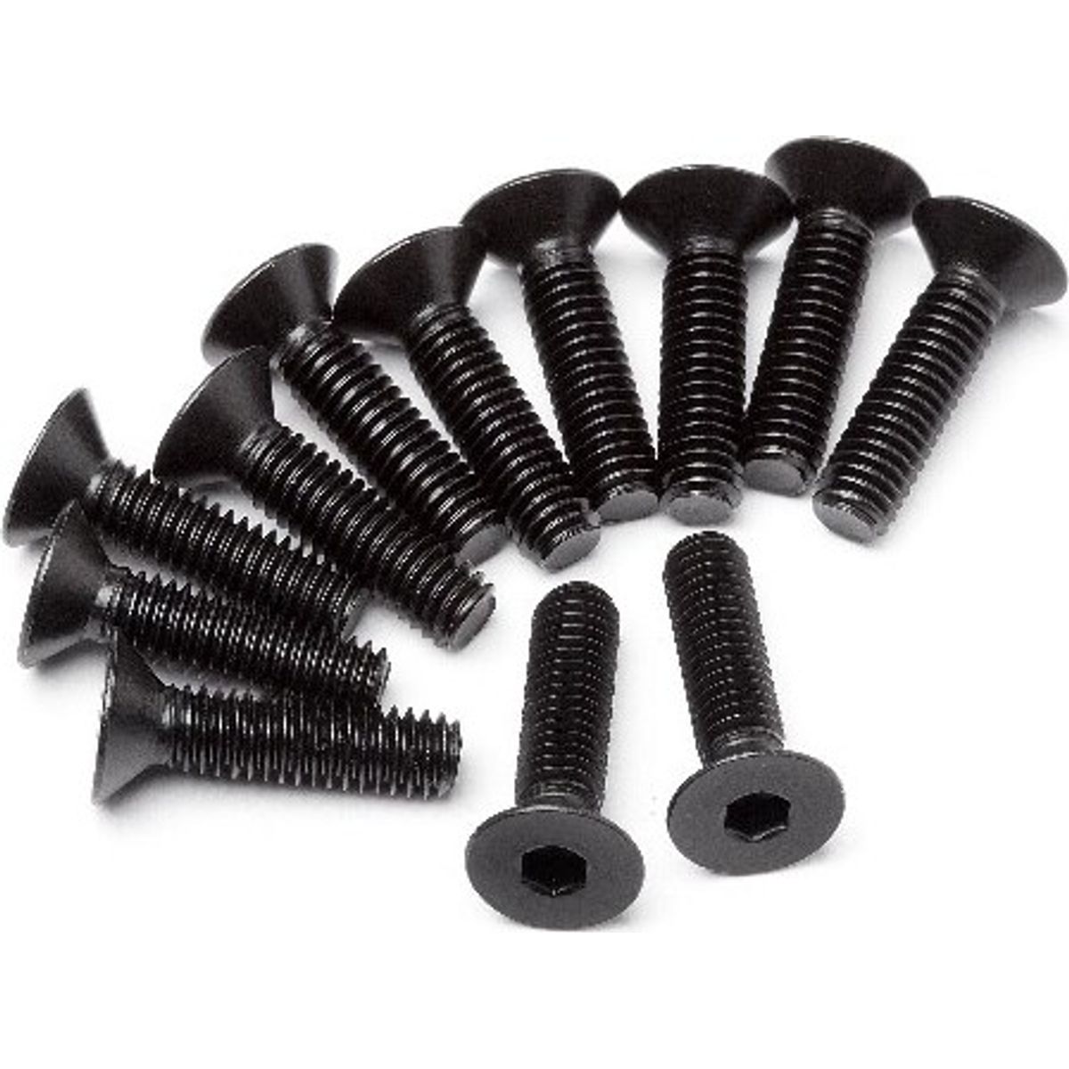 Flat Head Screw M4x16mm 12 Pcs - Mv24072 - Maverick Rc