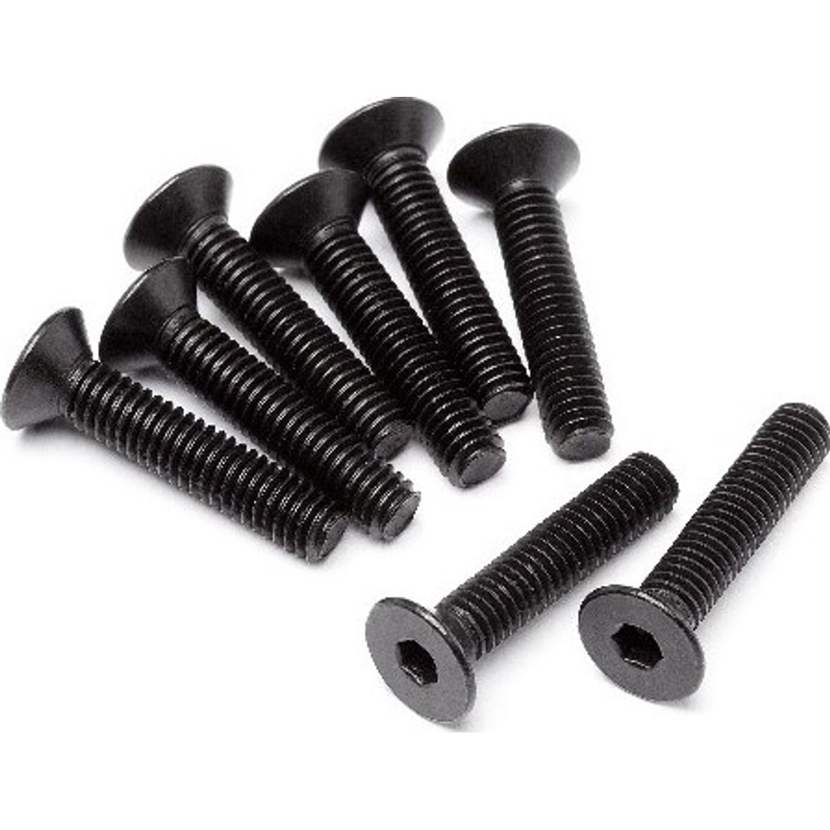 Flat Head Screw M4x20mm 12 Pcs - Mv24073 - Maverick Rc