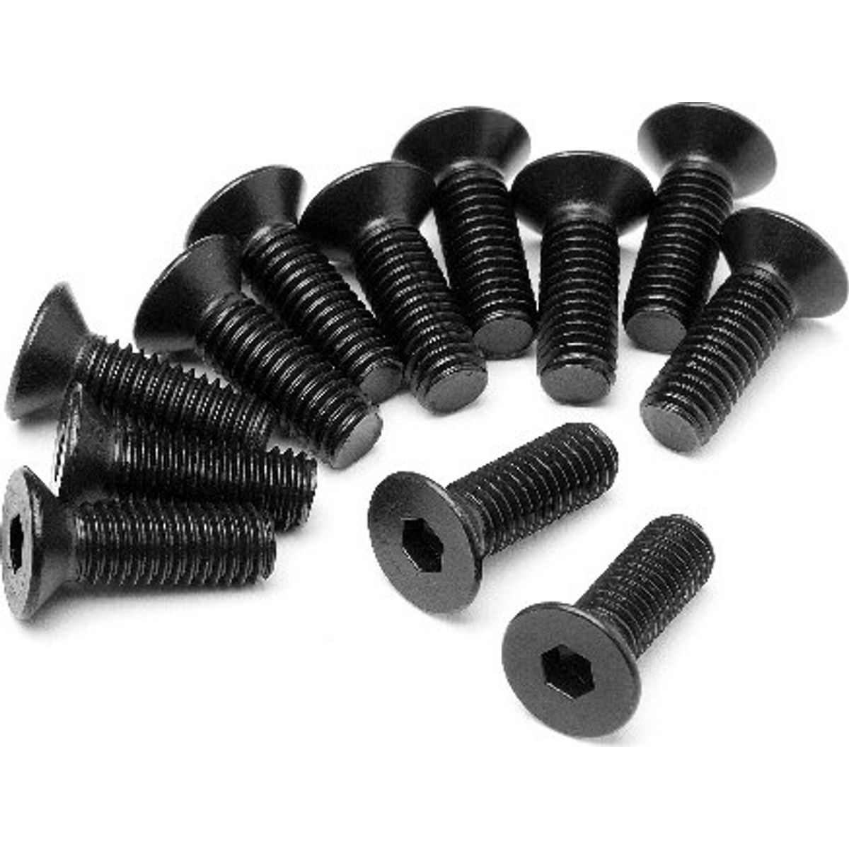 Flat Head Screw M5x15mm 12 Pcs - Mv24076 - Maverick Rc