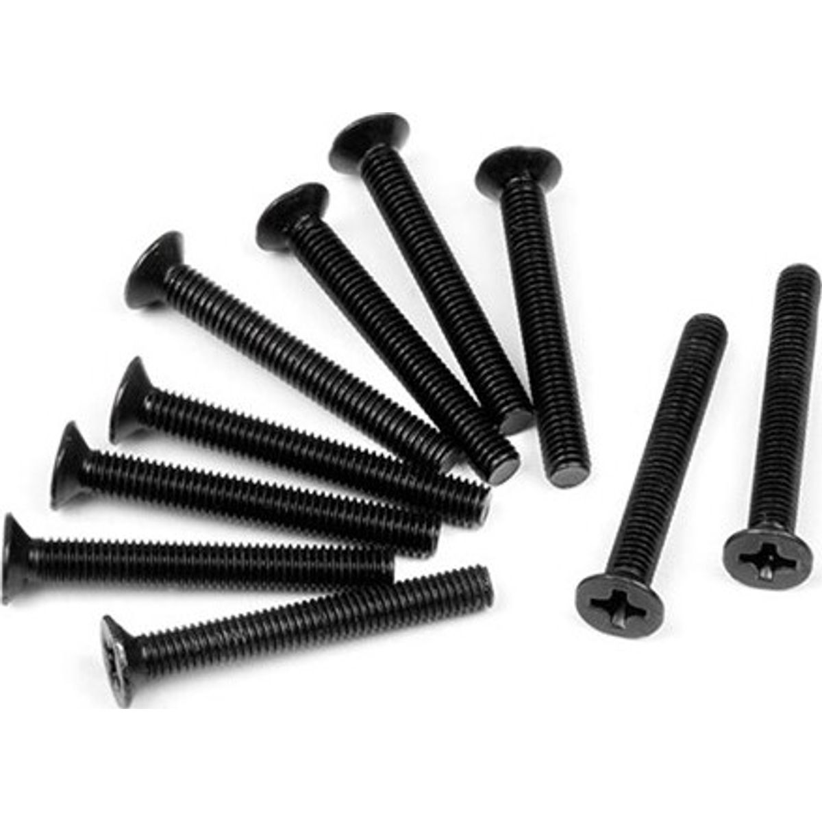 Flathead Screw M3x24mm (10pcs) - Hpz348 - Hpi Racing