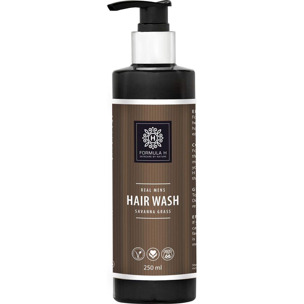 Formula H - Real Mens Hair Wash - Savanna Grass 250 Ml