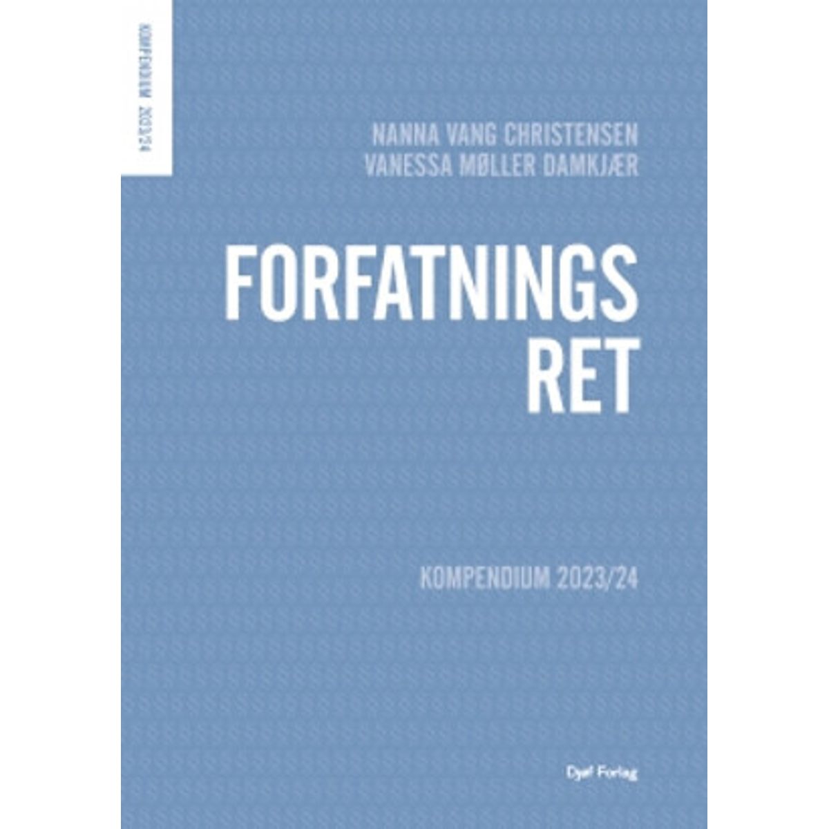 Forfatningsret - Nanna Vang Christensen - Bog