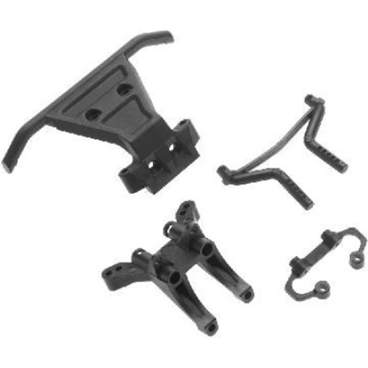 Front Shock Tower/bumper Set Yeti Jr - Ax31517 - Axial