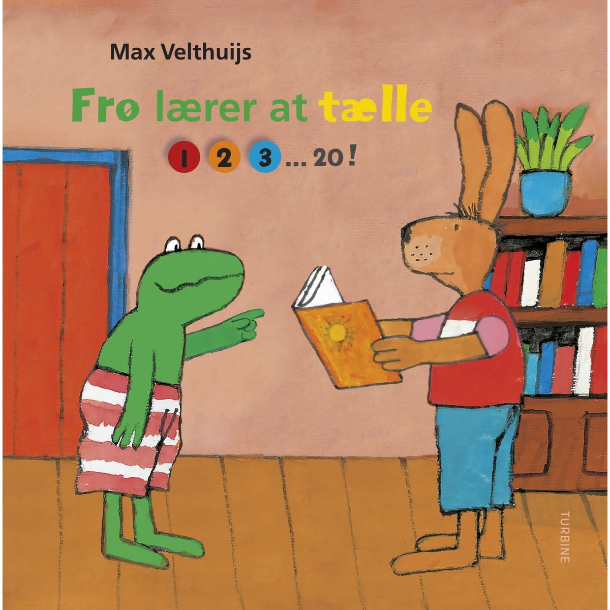 Frø Lærer At Tælle - Max Velthuijs - Bog