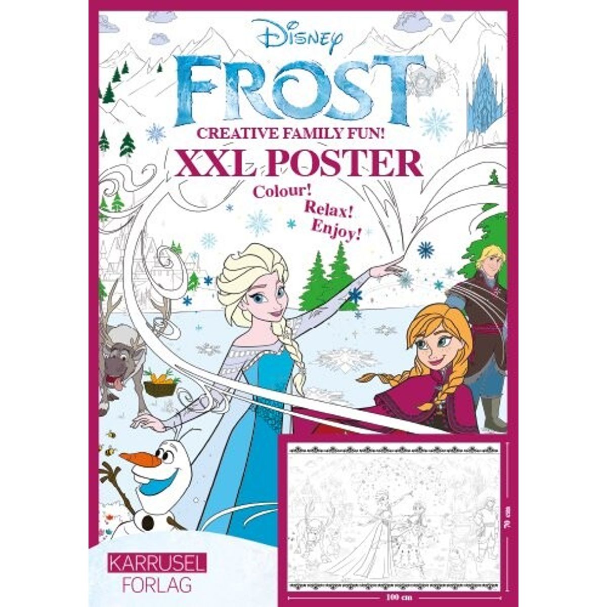 Frost - Farv-selv-plakat - 100 X 70 Cm