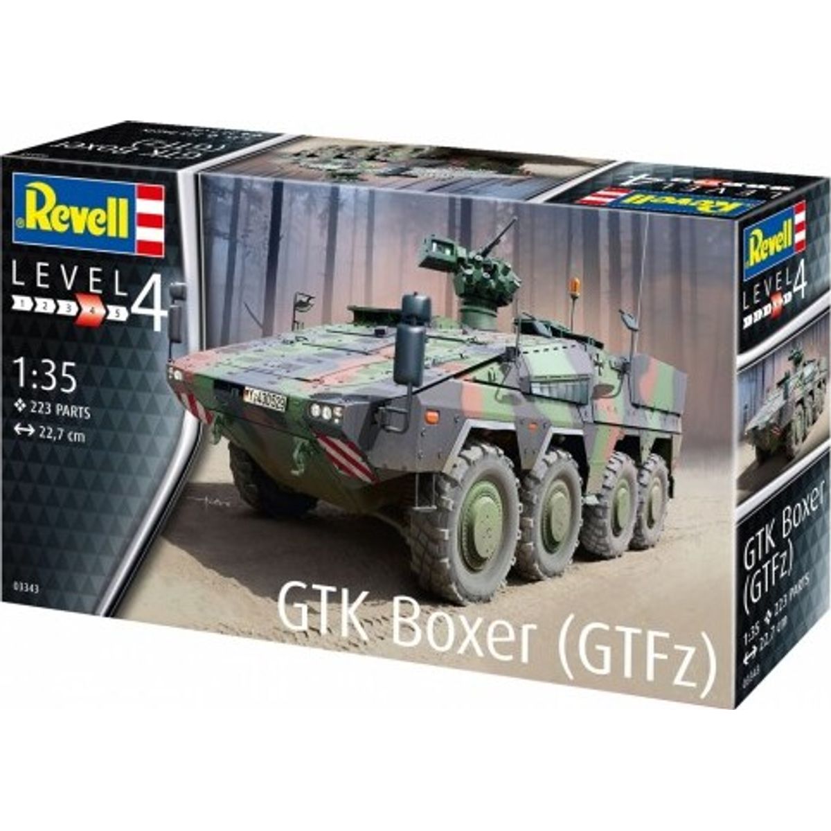 Revell - Gtk Boxer Gtfz Model Tank Byggesæt - Level 4- 03343