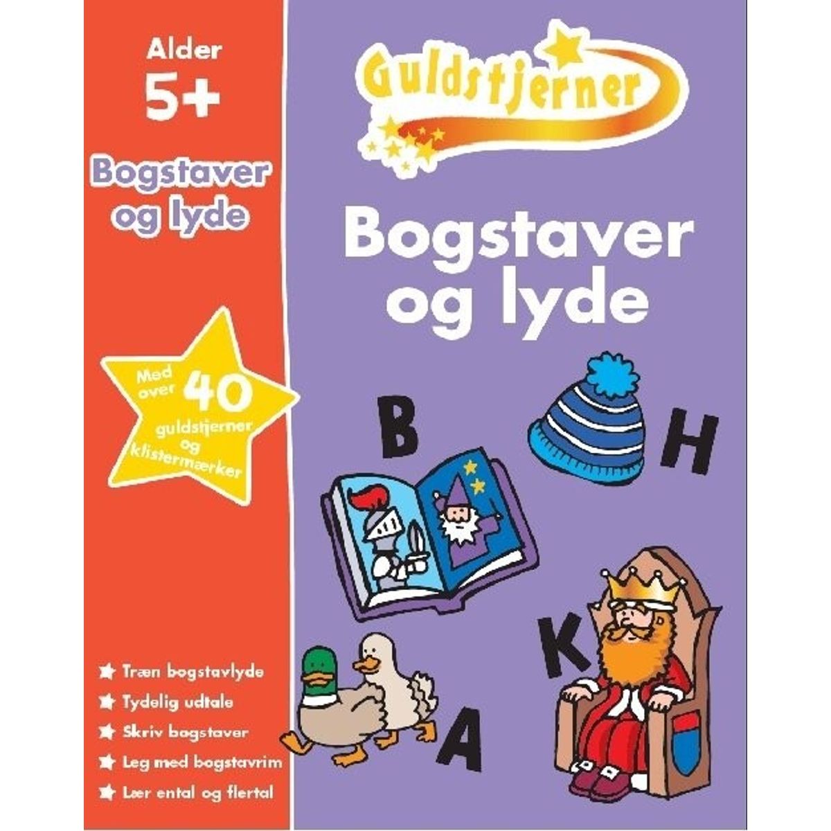 Guldstjerner - Bogstaver Og Lyde - Bog