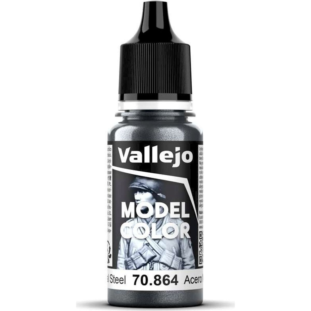 Vallejo - Model Color - Gunmetal Grey Metallic - 17-18 Ml - 70863