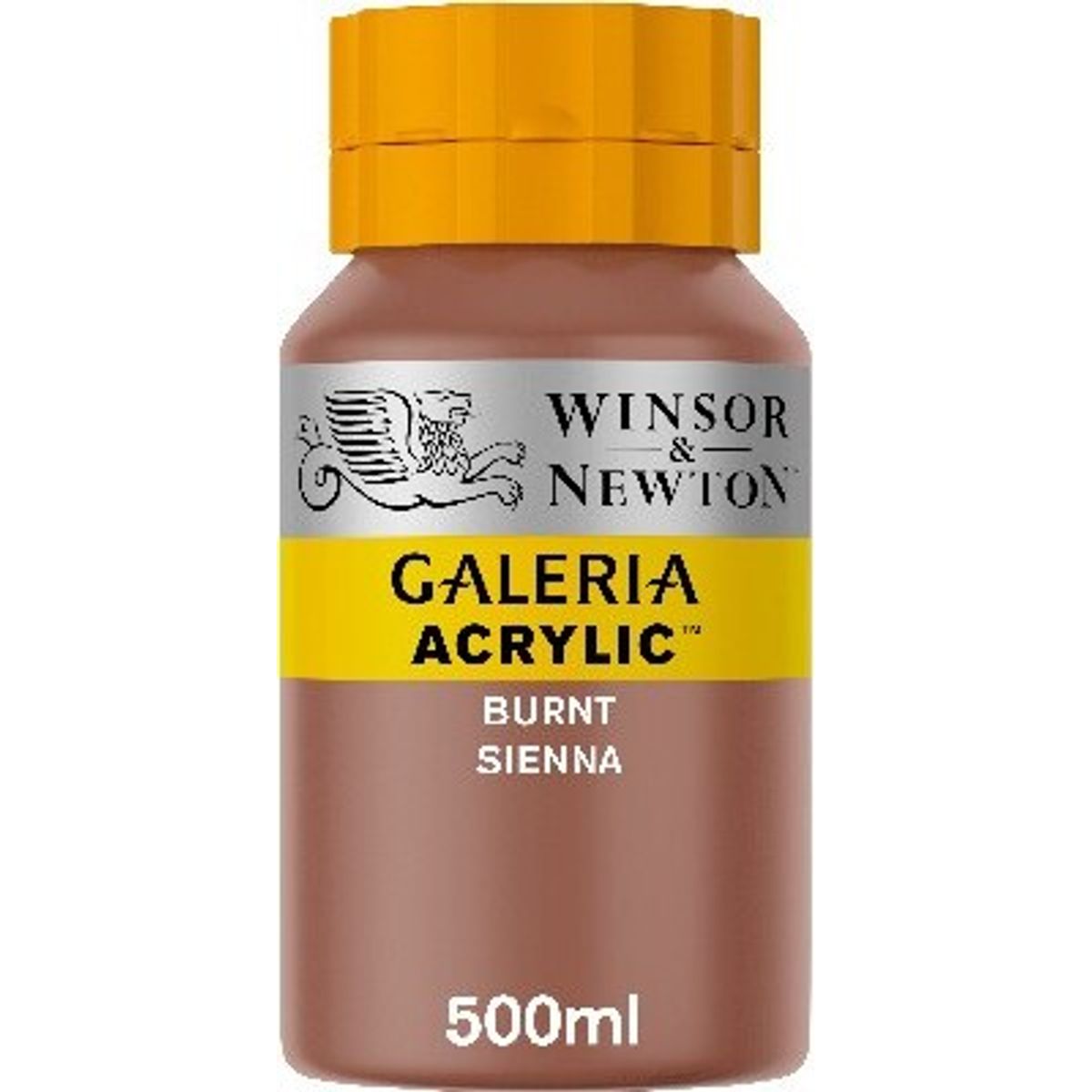 Winsor & Newton - Galeria Akrylmaling - Burnt Sienna 1000 Ml