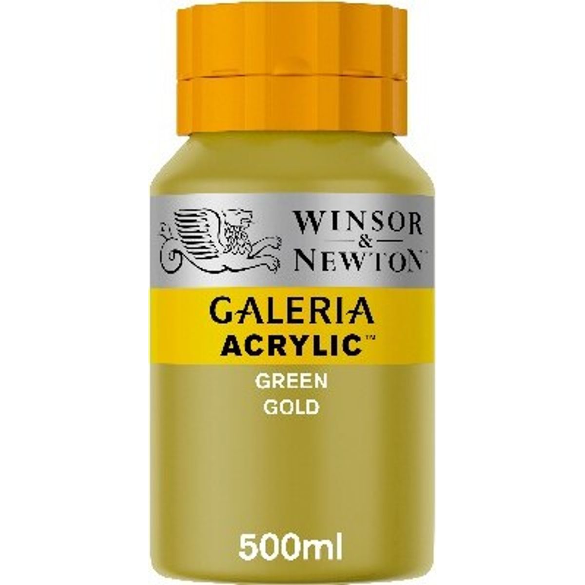 Winsor & Newton - Akrylmaling - Green Gold 500 Ml