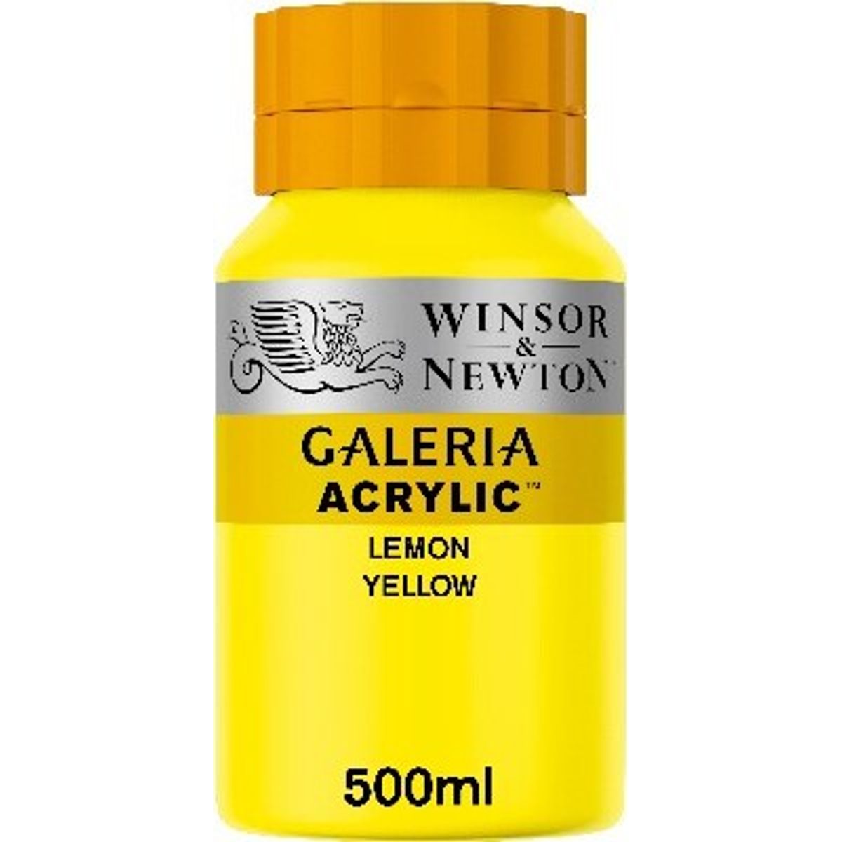 Winsor & Newton - Akrylmaling - Citrongul 500 Ml