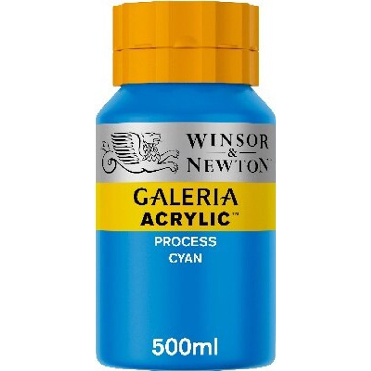 Winsor & Newton - Galeria Akrylmaling - Process Cyan 500 Ml