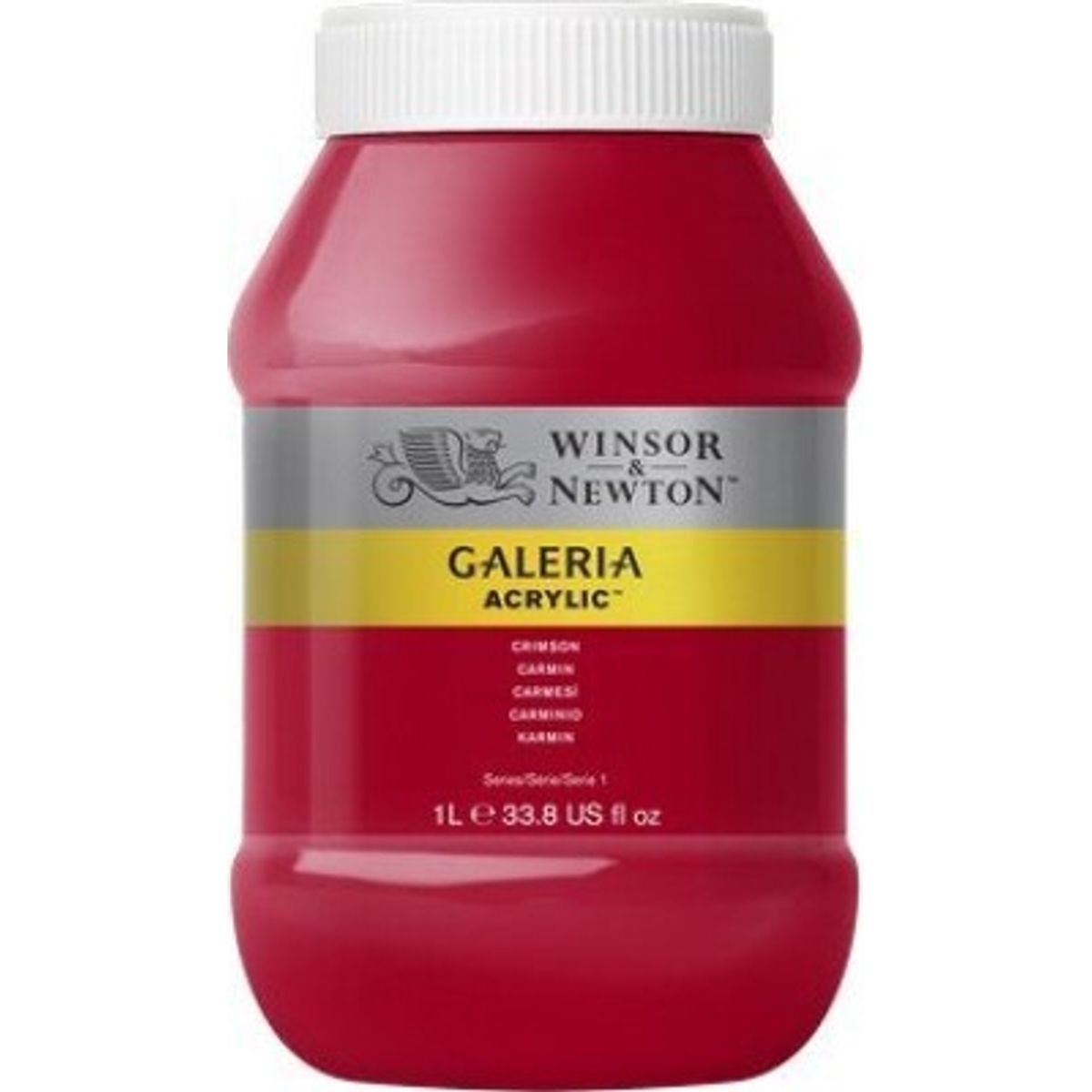 Winsor & Newton - Galeria Akrylmaling - Crimson 1000 Ml