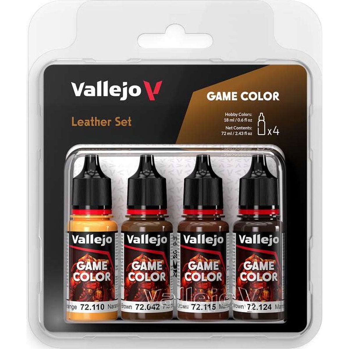 Vallejo - Game Color - Leather Set - 4x18 Ml