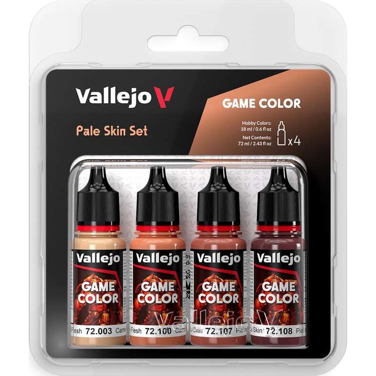 Vallejo - Game Color - Pale Skin Set - 4x18 Ml