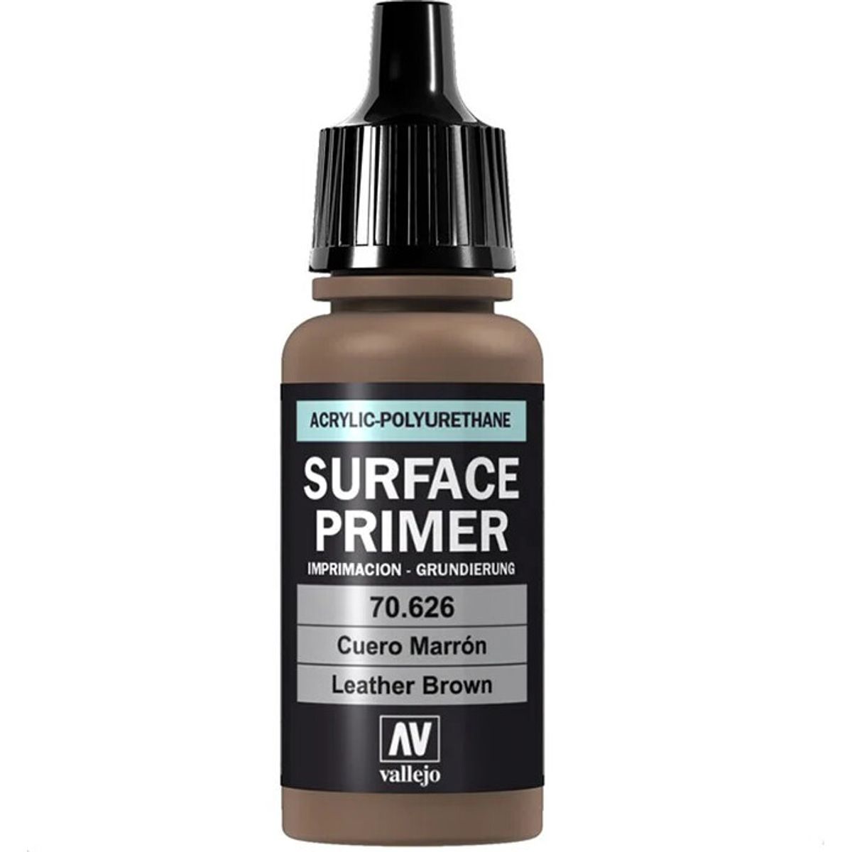 Vallejo - Surface Primer - Leather Brown - 17 Ml - 70626