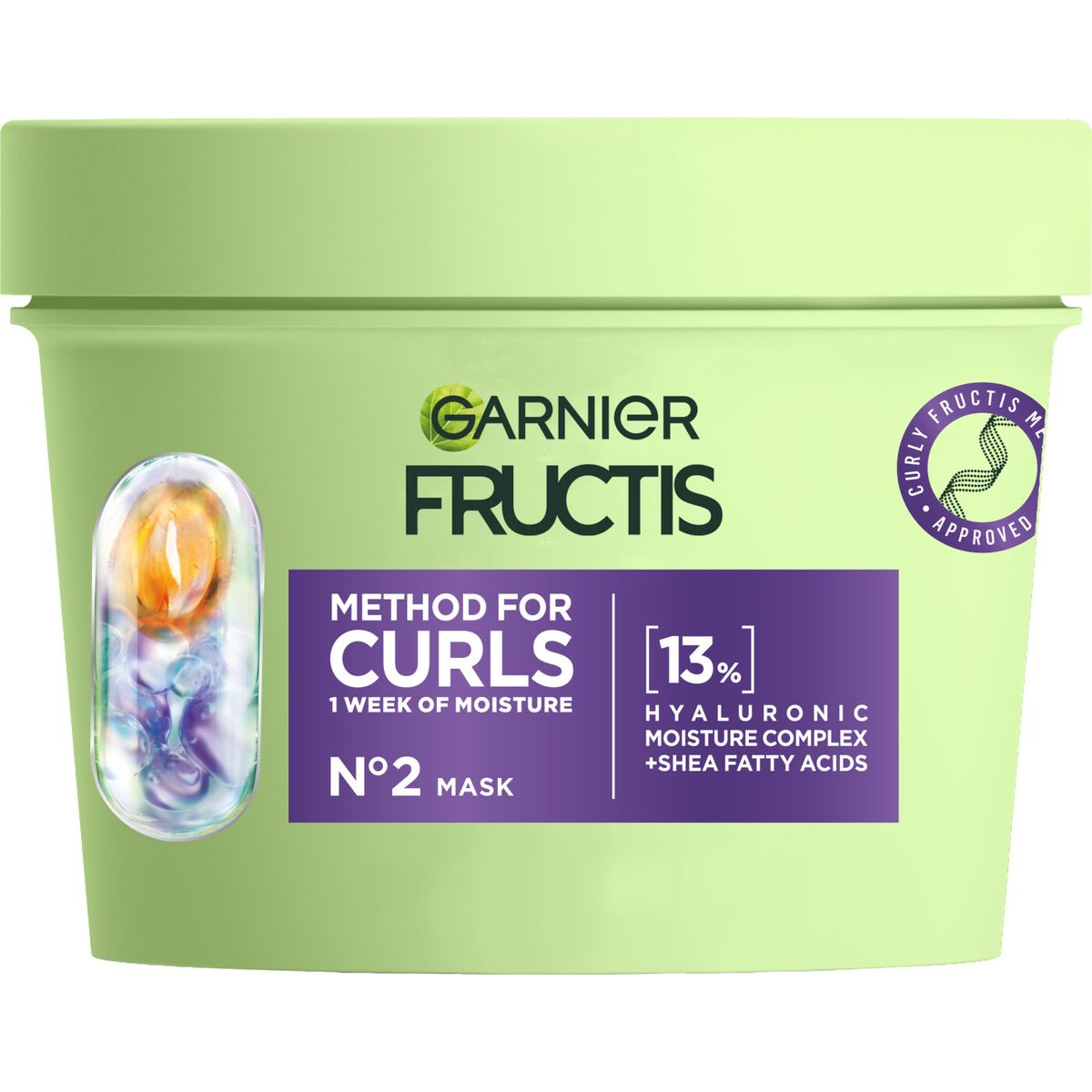 Garnier - Fructis Method For Curls Mask For Curly Hair - 370 Ml