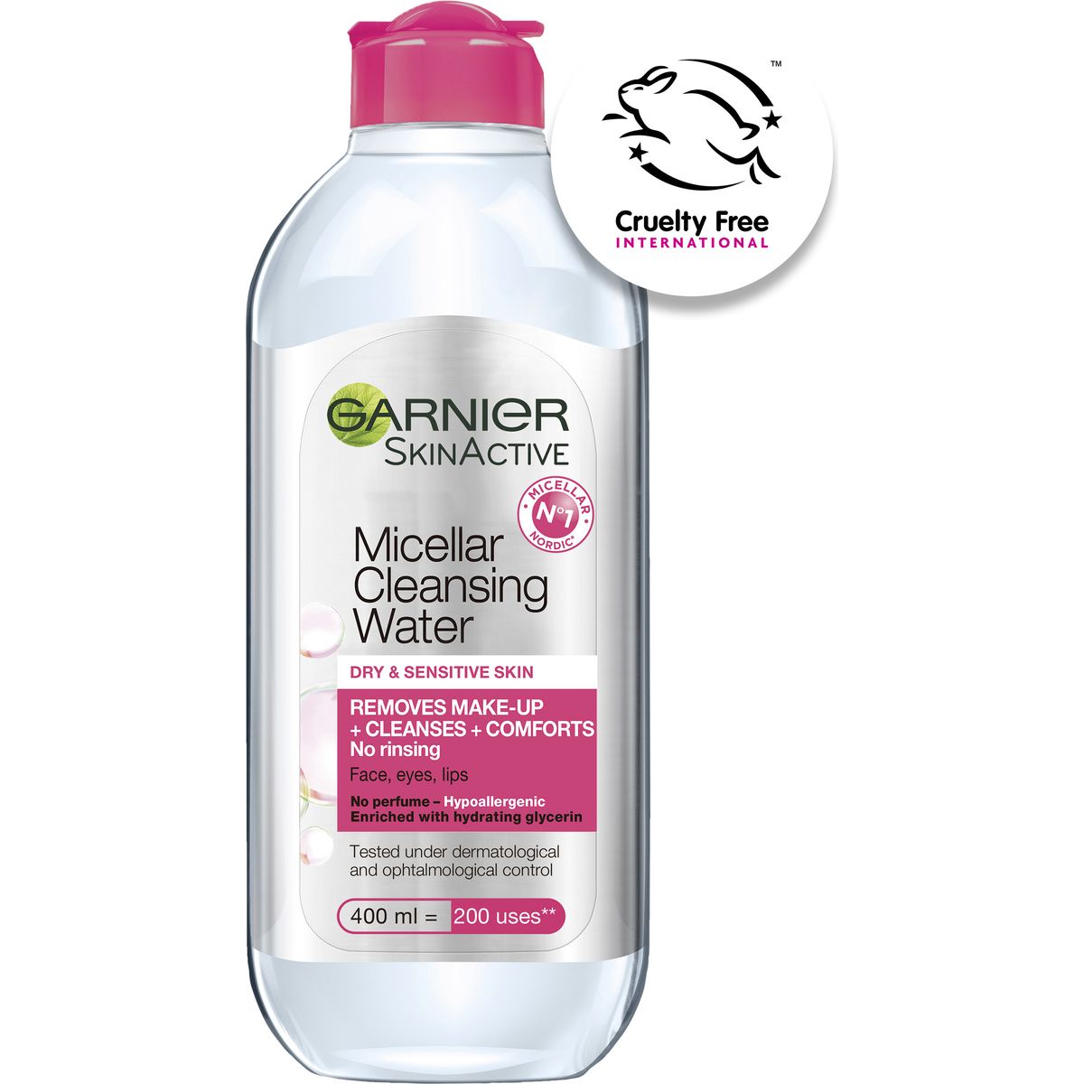 Garnier - Skin Active Micellar Cleansing Water For Dry Skin - 400ml