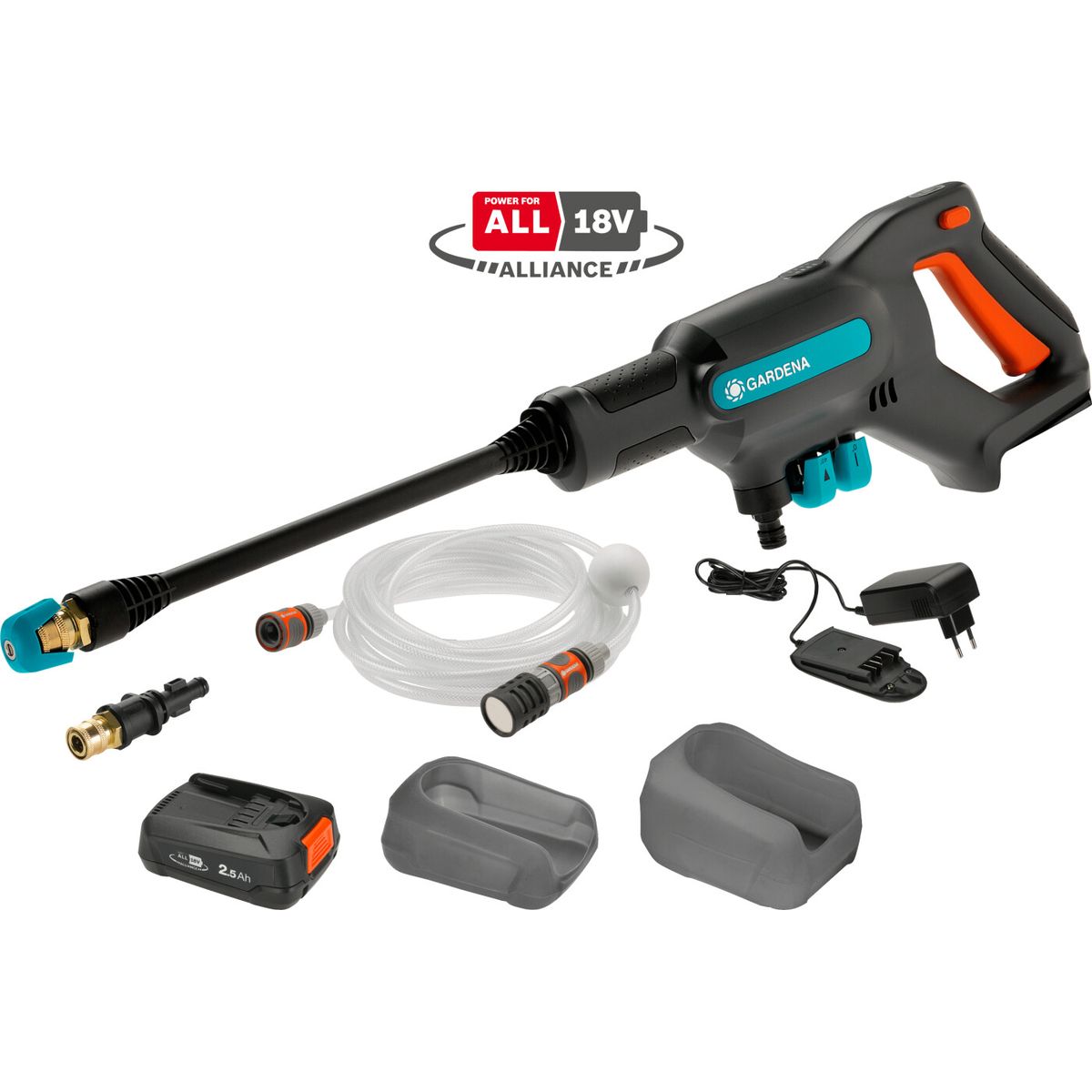 Gardena - Aquaclean 24/18v Inkl Batteri Og Lader