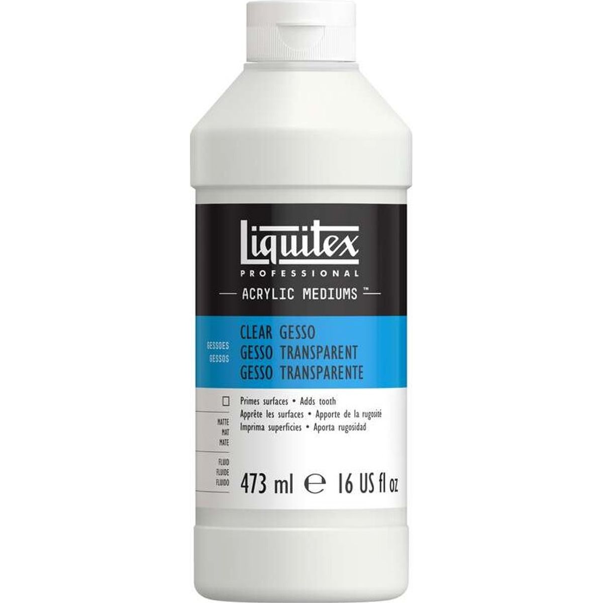 Liquitex - Gesso - Klar 473 Ml