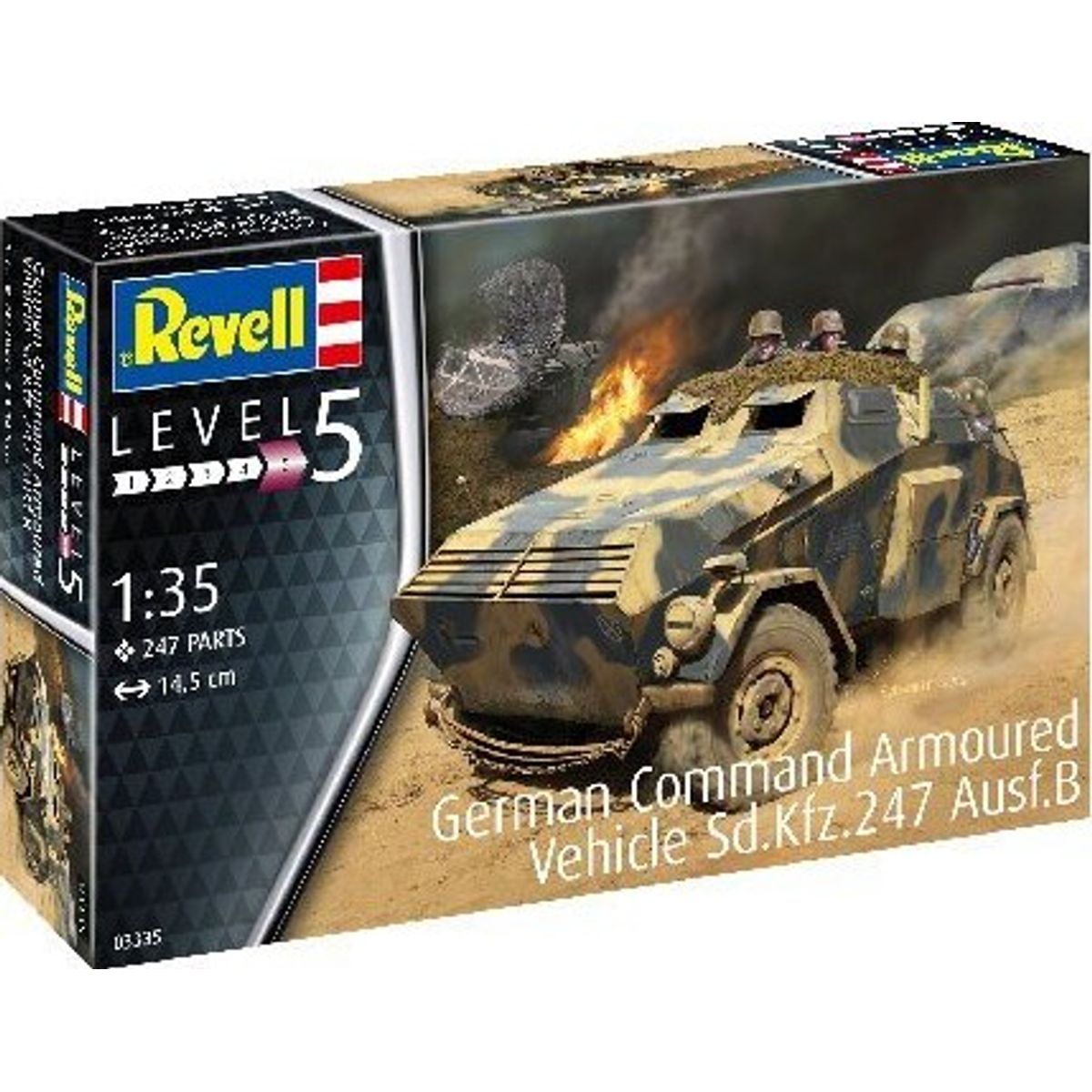 Revell - German Command Bil Byggesæt - 1:35 - Level 5 - 03335