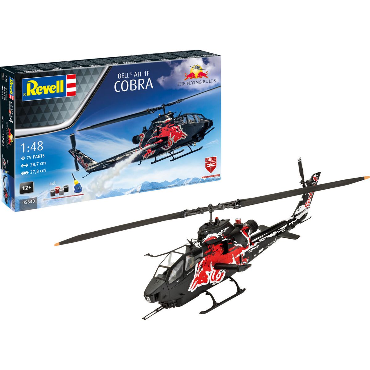 Gift Set Flying Bulls Ah-1f Cobra 1:48 - 05640 - Revell