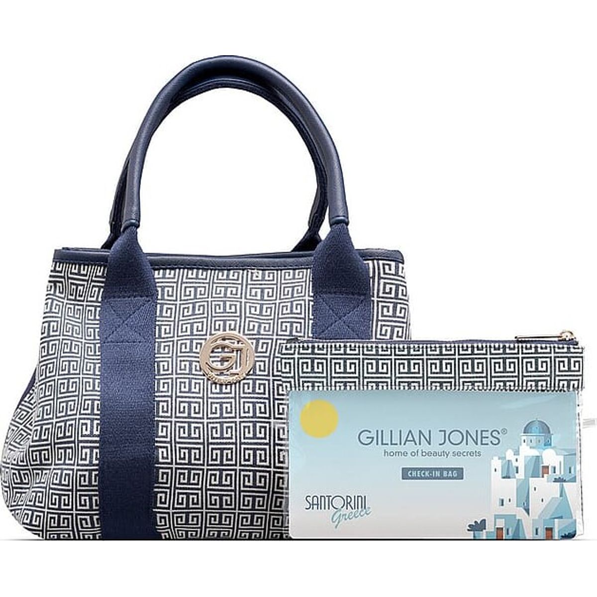 Gillian Jones - Mary Bag - Santorini Print Mary