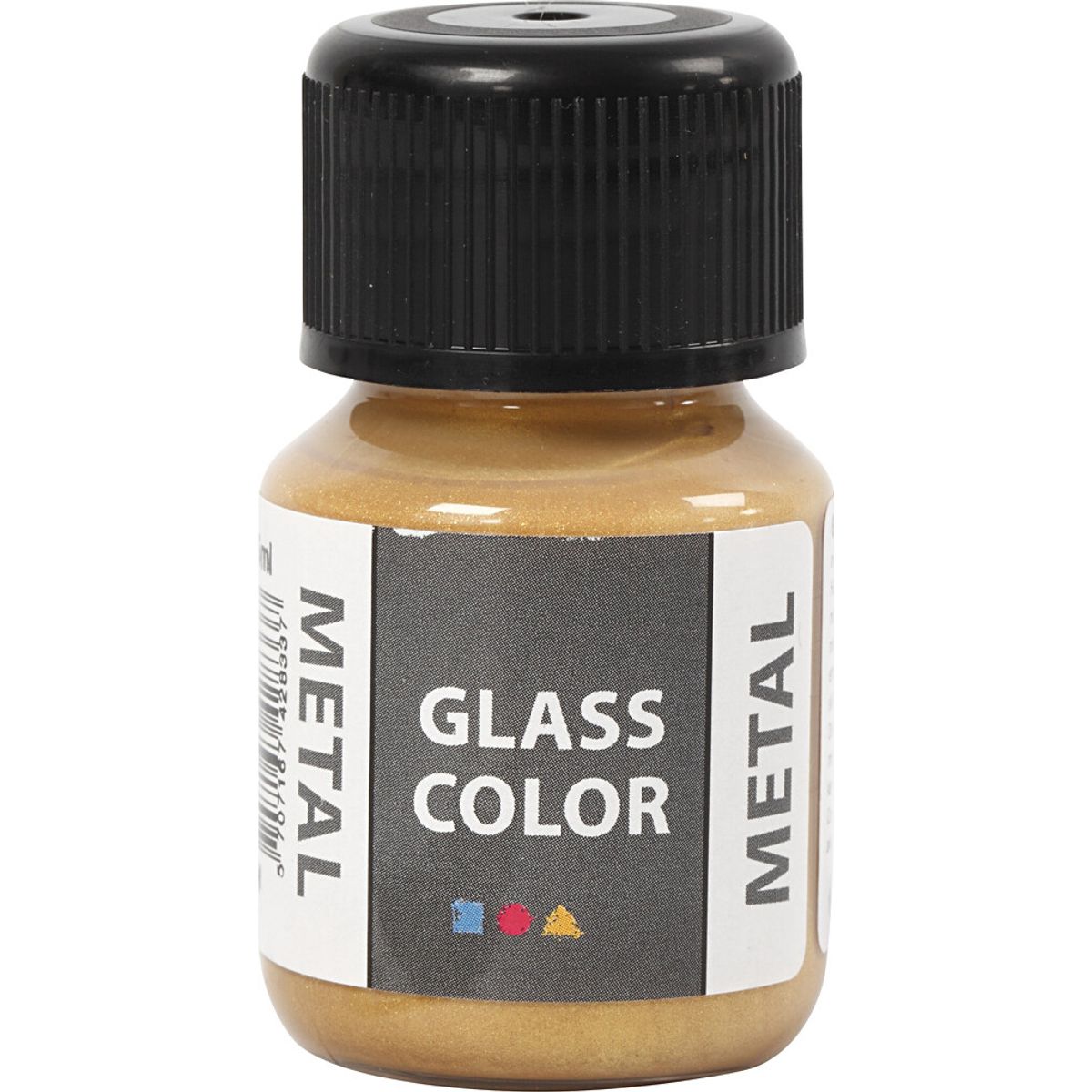 Glasmaling - Metal - Guld - 30 Ml