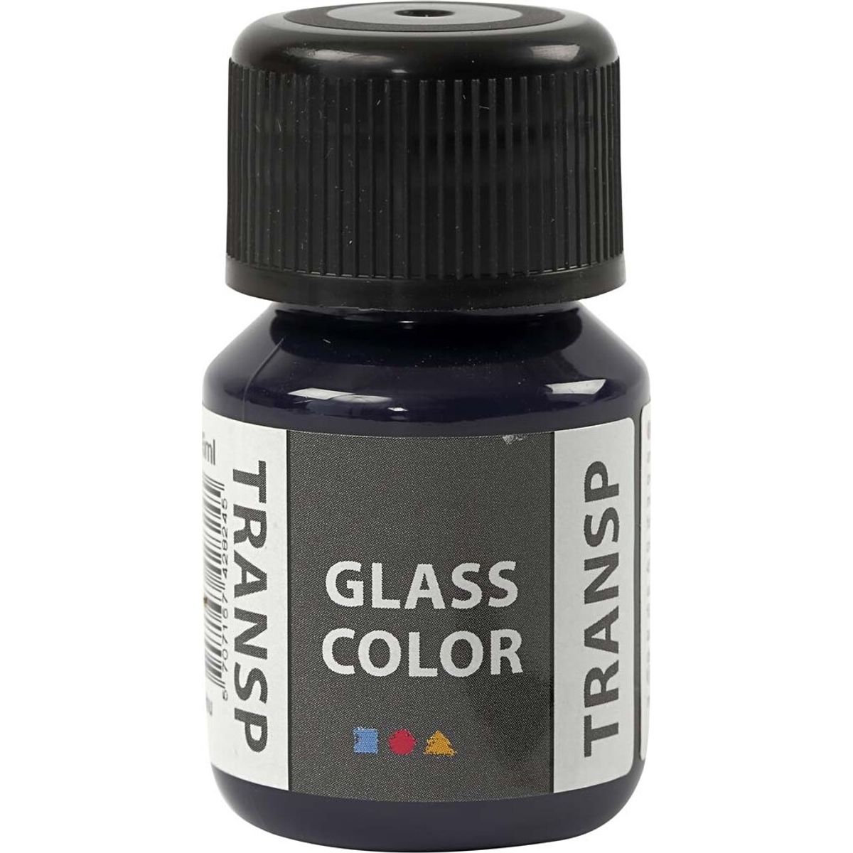 Glasmaling - Transparent - Marineblå - 30 Ml