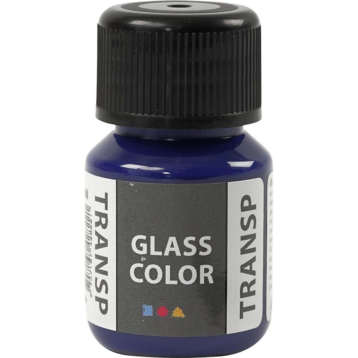 Glasmaling - Transparent - Brilliant Blå - 30 Ml