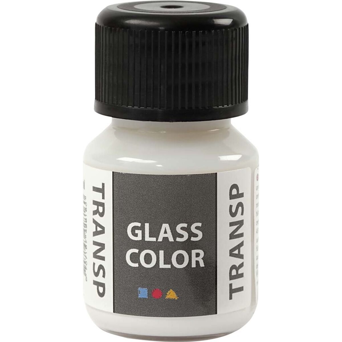 Glasmaling - Transparent - Hvid - 30 Ml