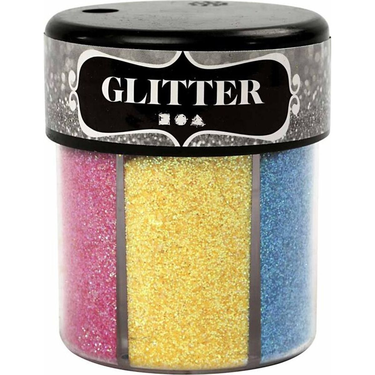 Glitter Drys Sæt - Forskellige Farver - 6x13 G