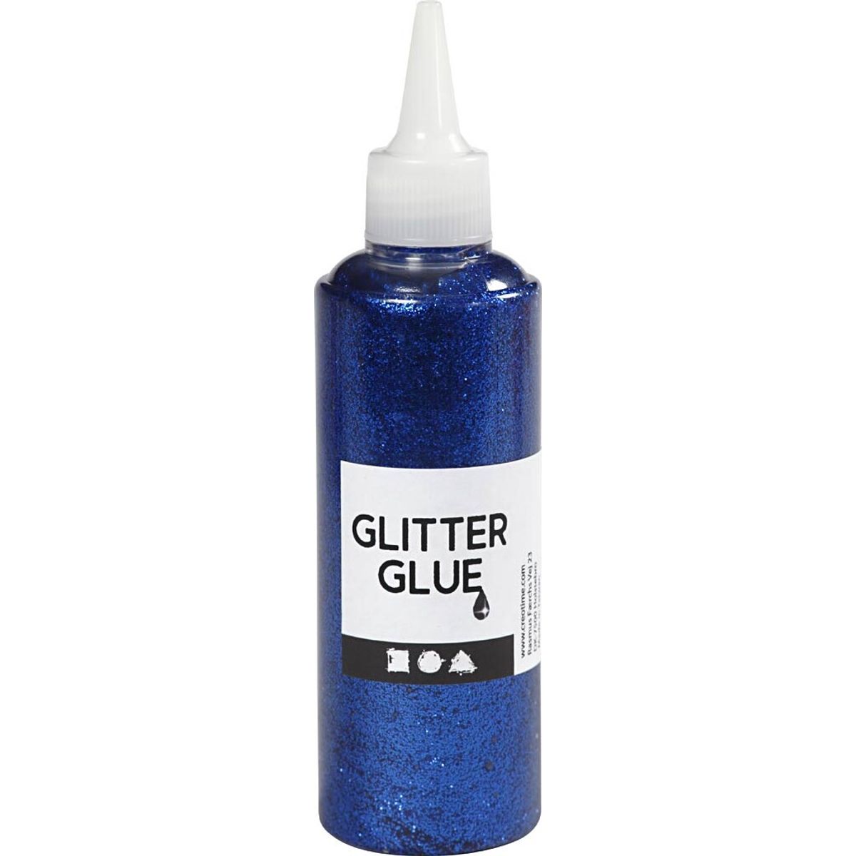 Glitterlim - Mørk Blå - 118 Ml