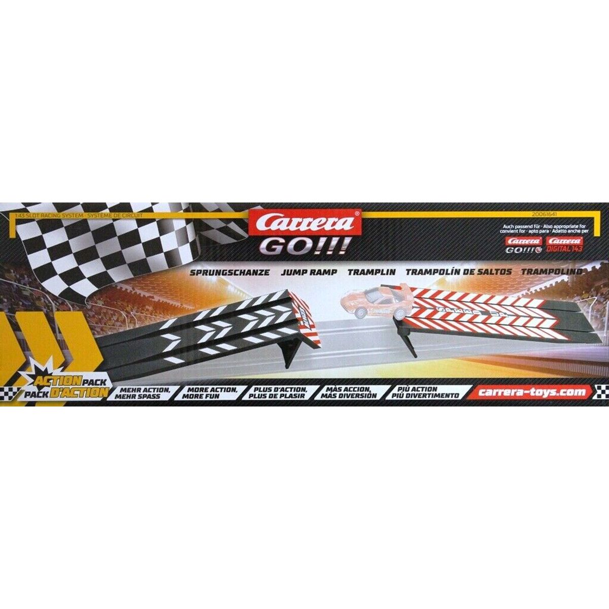 Carrera - Go - Jump Ramp - Ramper - 1:43 - 61641