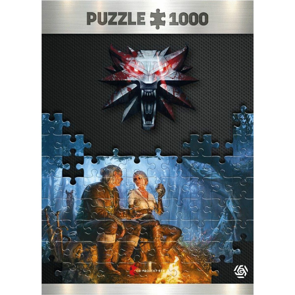 Good Loot Puzzle - The Witcher Journey Of Ciri - 1000 Brikker