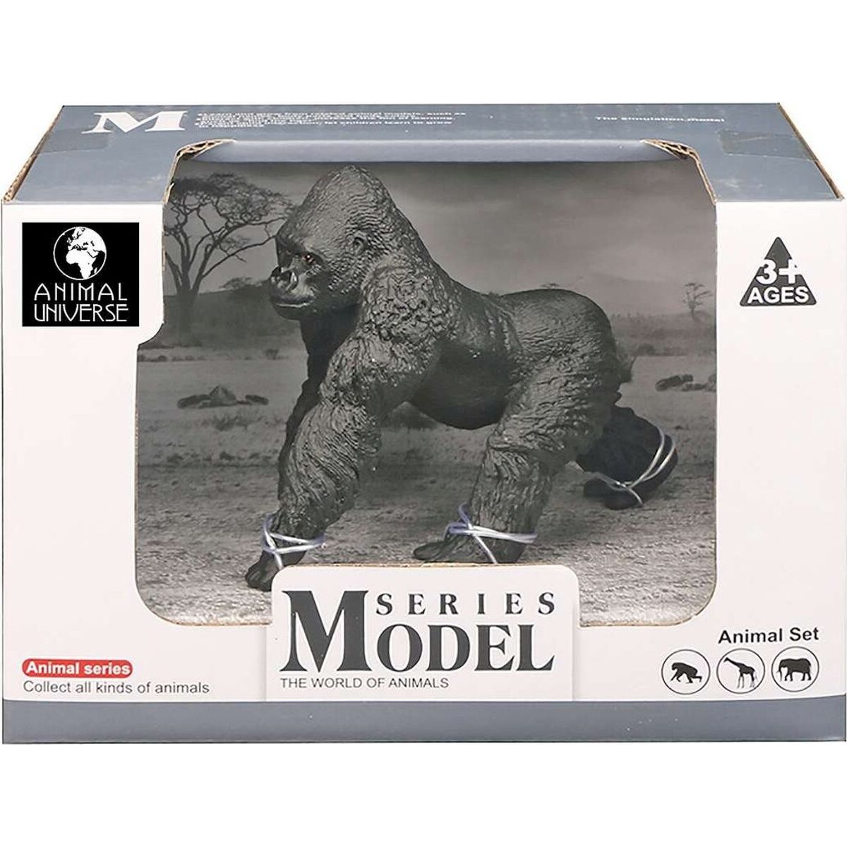 Gorilla Figur - Model Series - Animal Universe - 18x11x11,5 Cm