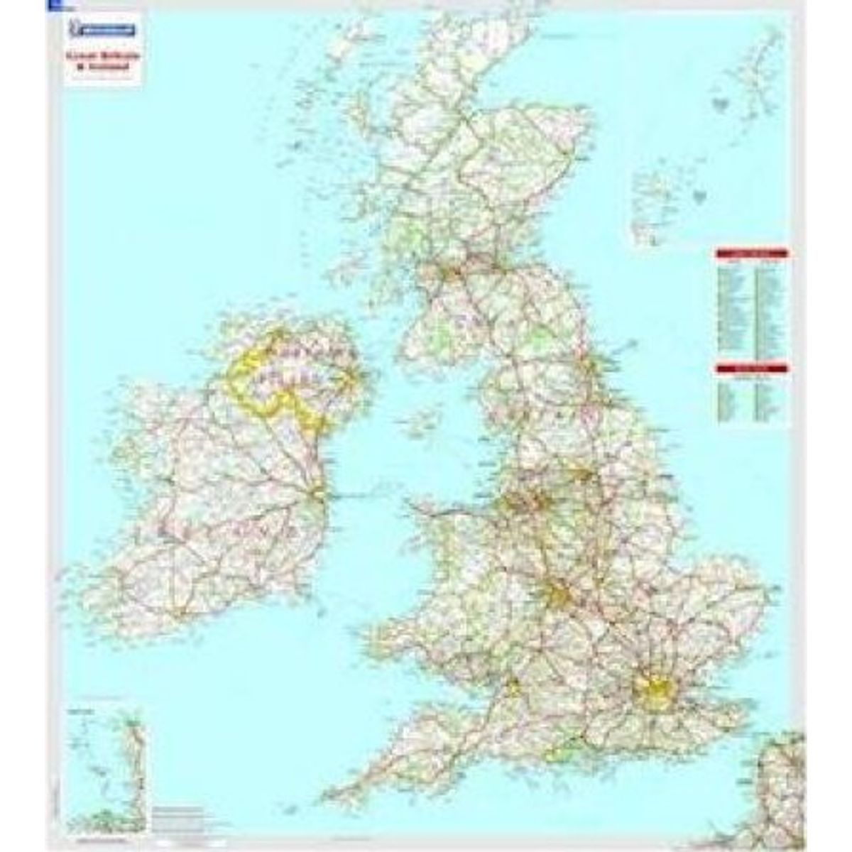 Michelin Kort - Great Britain & Ireland