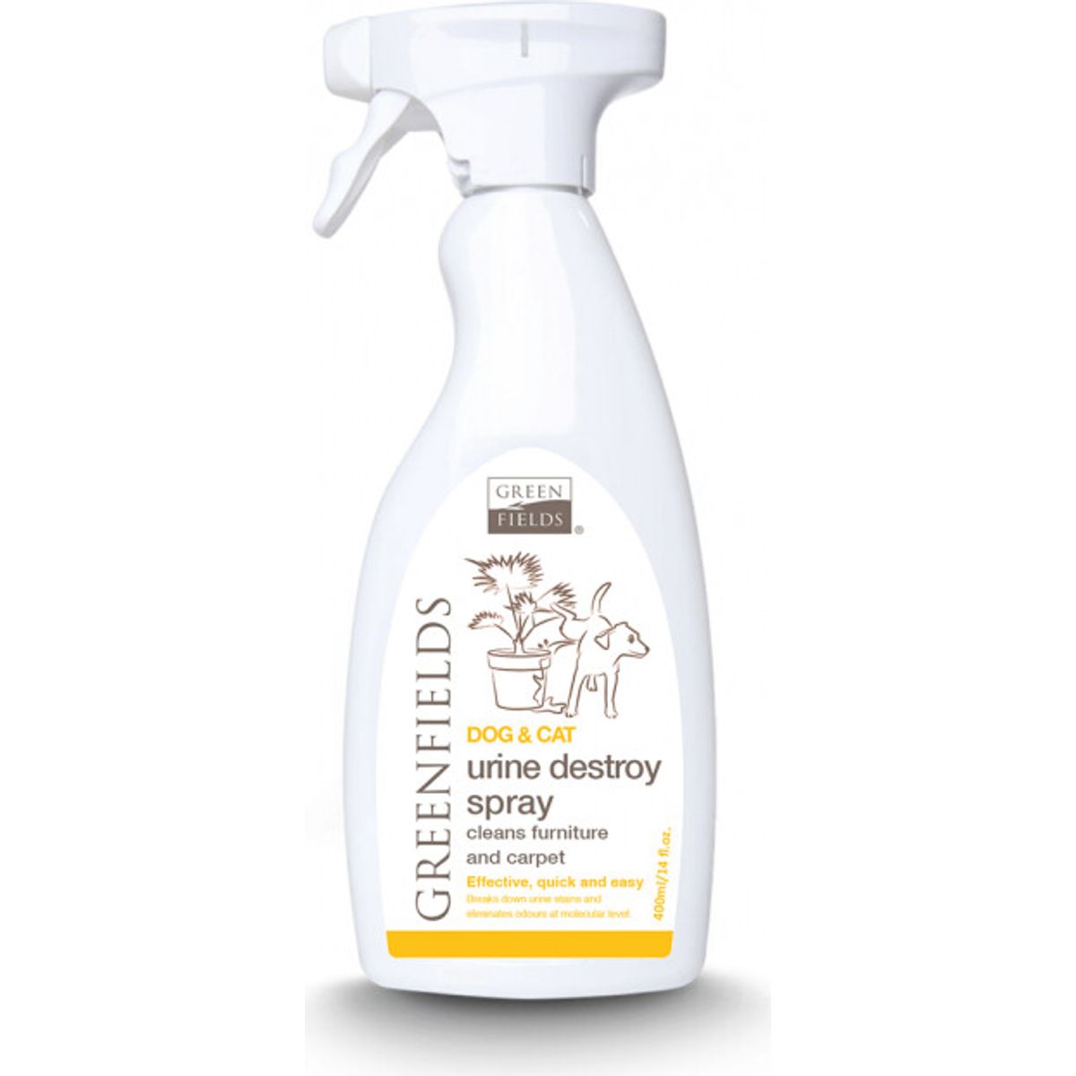 2-i-1 Luftfjerner Og Pletfjerner Spray 400 Ml - Greenfields