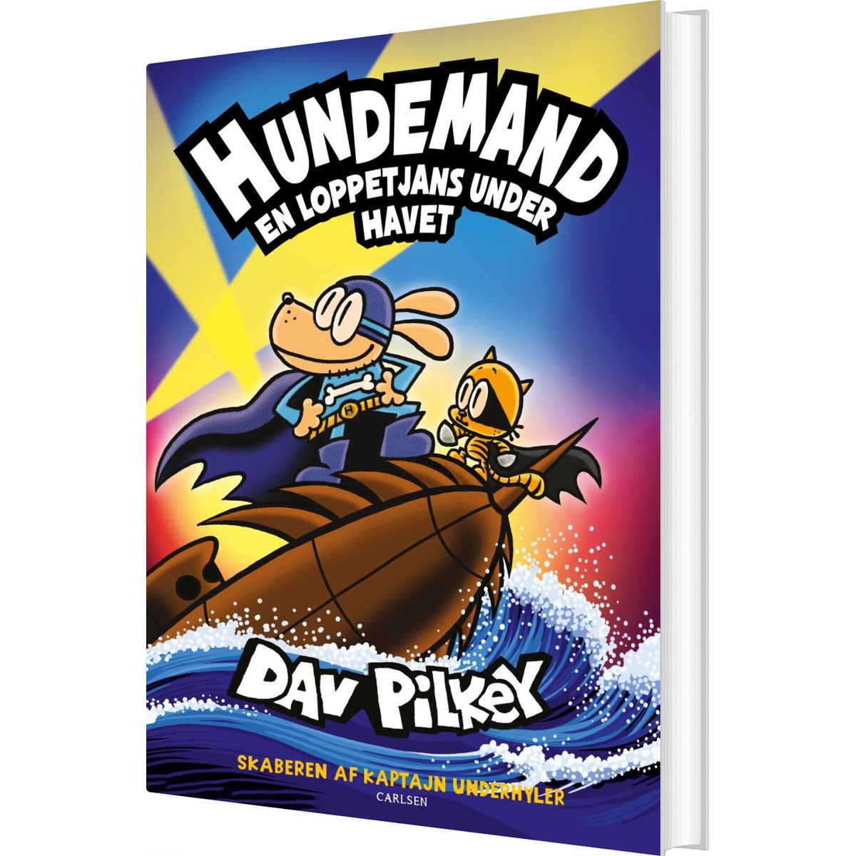 Hundemand 11 - En Loppetjans Under Havet - Dav Pilkey - Bog