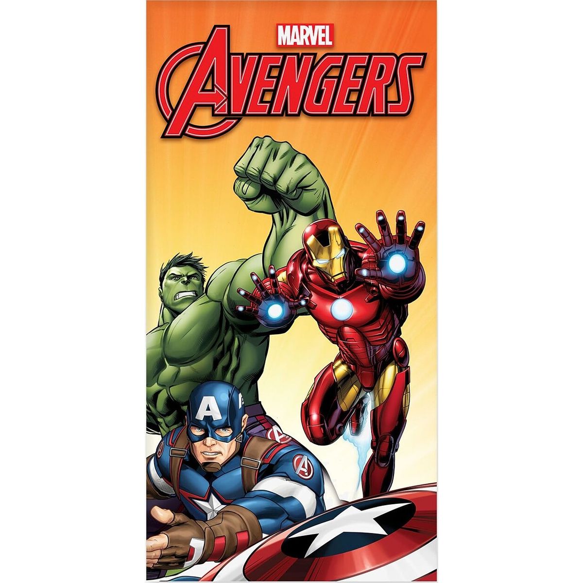 Avengers Håndklæde Til Børn - Marvel - 70x140 Cm