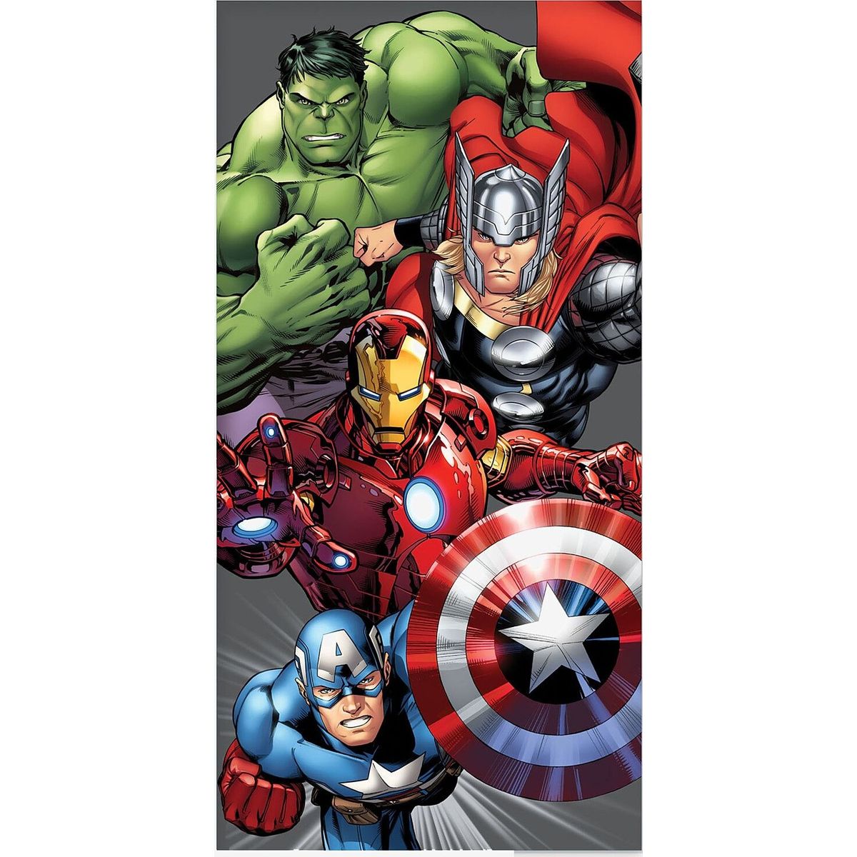 Avengers Håndklæde Til Børn - Marvel - 70x140 Cm