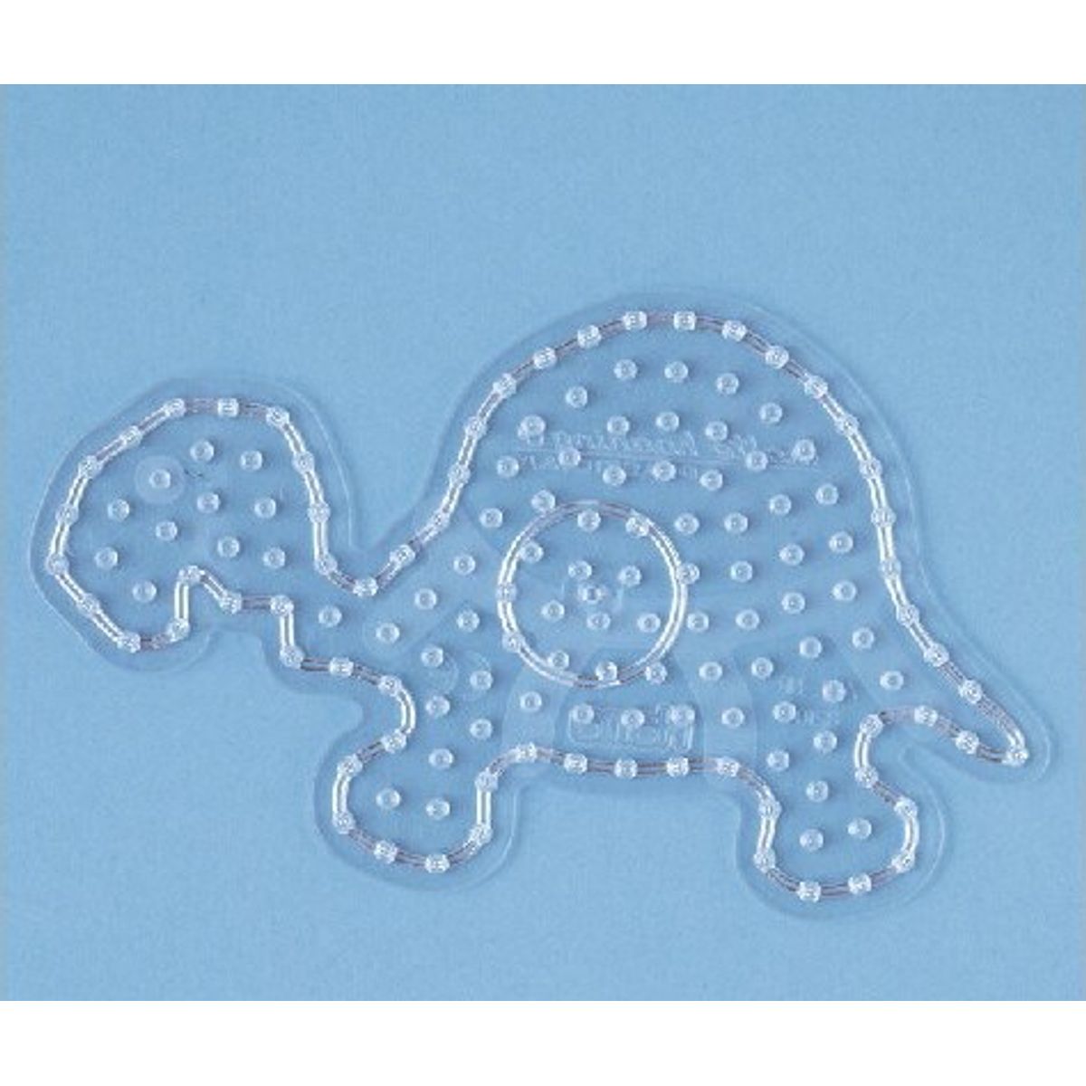 Hama Maxi Perleplade - Skildpadde - Transparent - 12x20,5 Cm - 8210