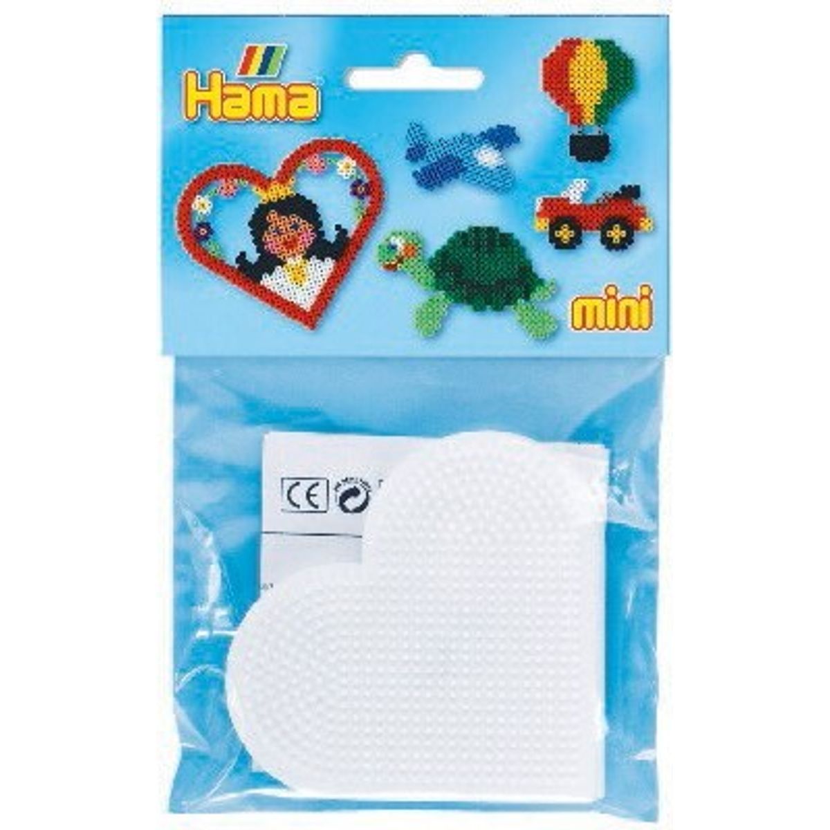 Hama Mini Perleplader - Hjerte - 8x9 Cm - 2 Stk. - 5203