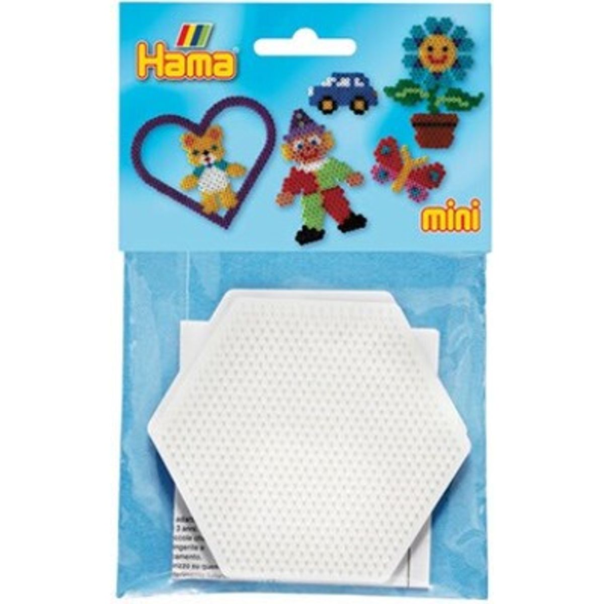 Hama Mini Perleplader - Sekskantet - 7,5x9 Cm - 2 Stk. - 5204