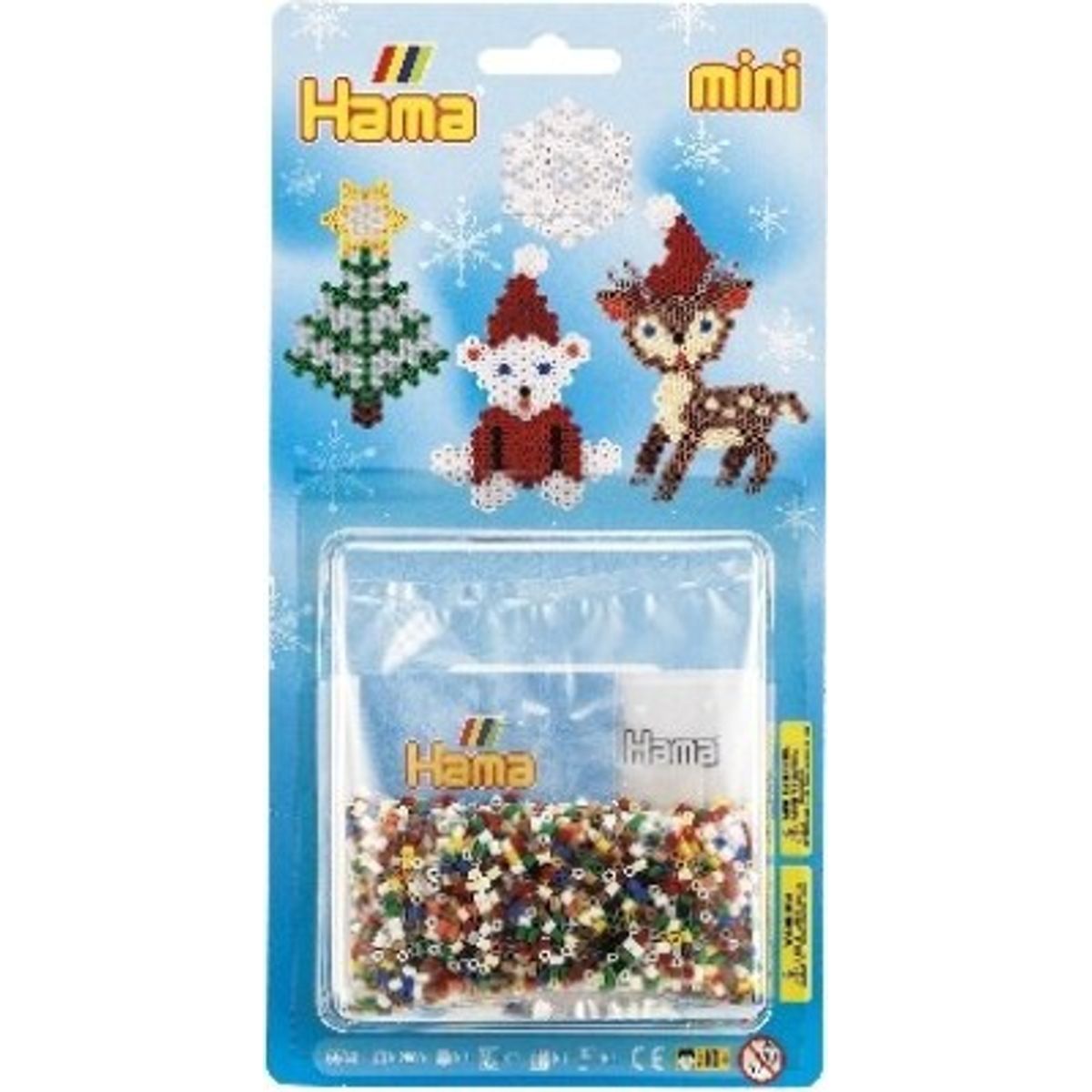 Hama Mini Perlesæt - Julepynt Perleplade Og 2.000 Perler - 5514