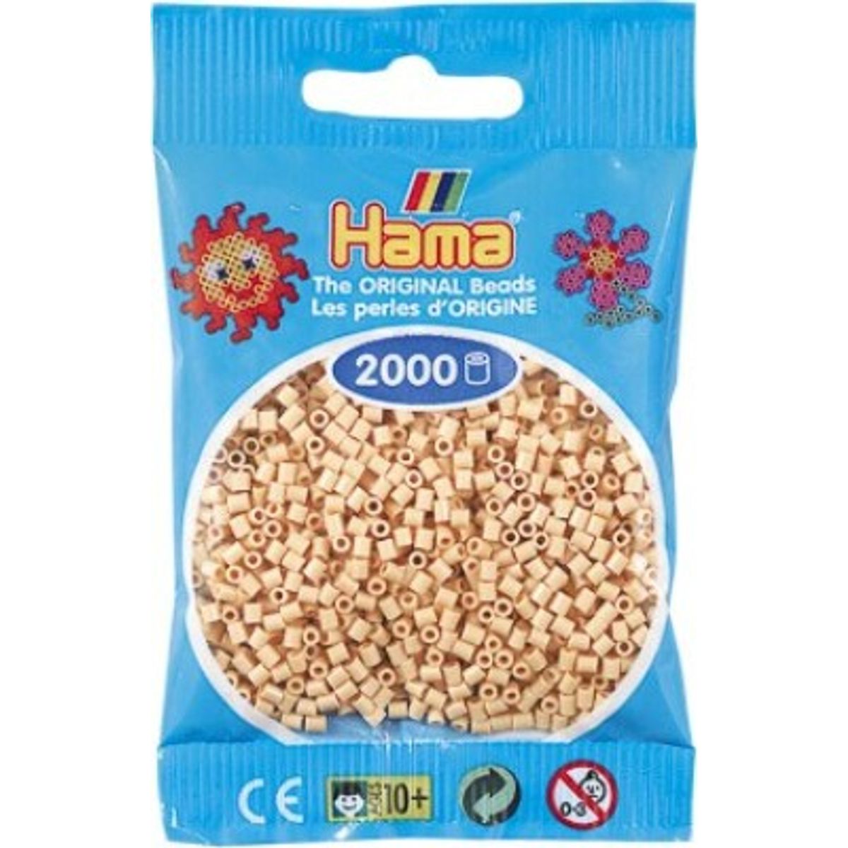 Hama Mini Perler - Beige - 2.000 Stk. - 501-27